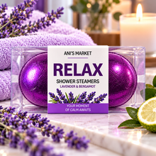 Load image into Gallery viewer, Relax Shower Steamers – 2 Count Gift Box
