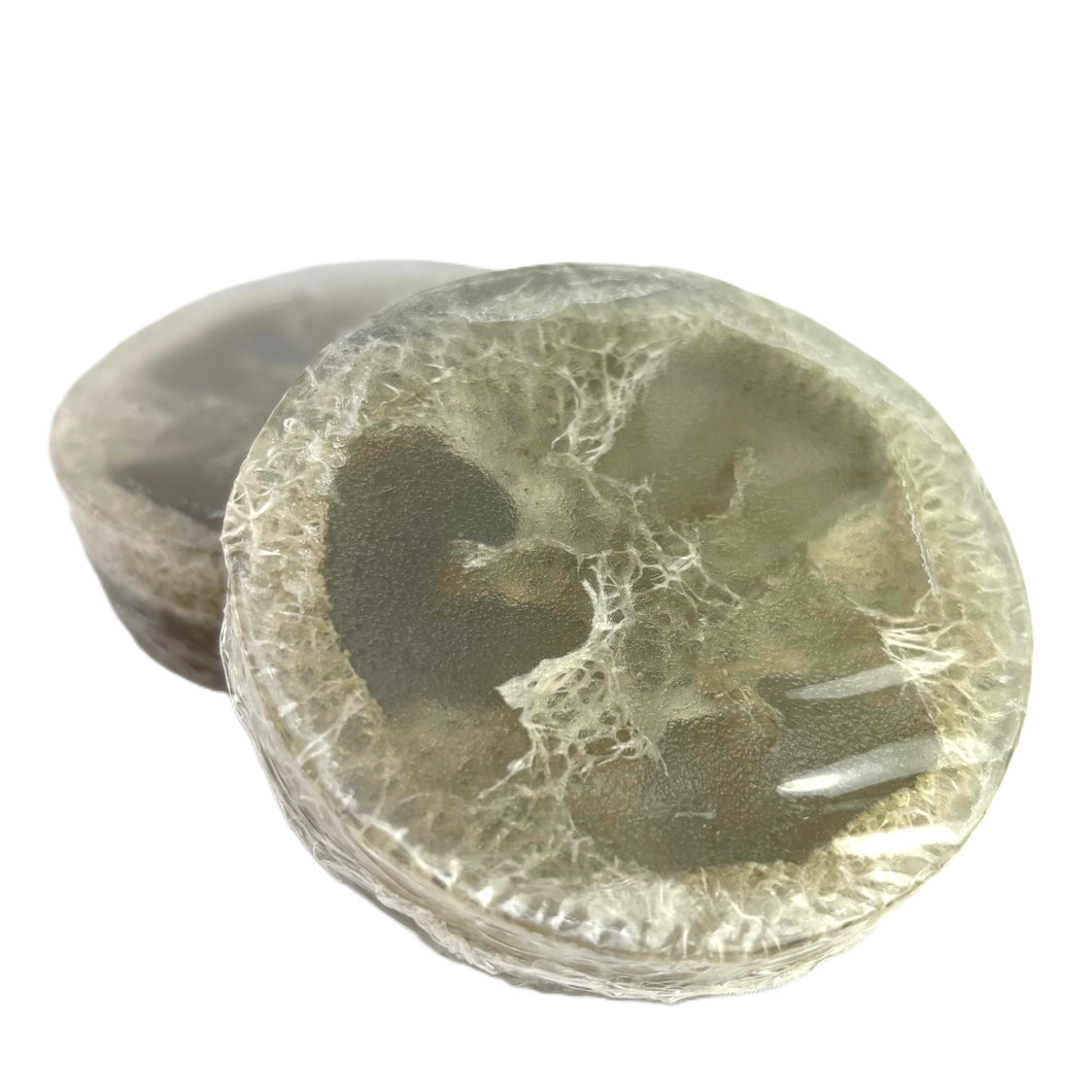 Oak & Leather Luffa Soap