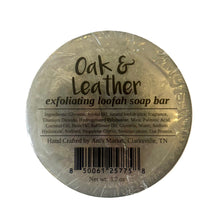 Load image into Gallery viewer, Oak &amp; Leather Luffa Soap
