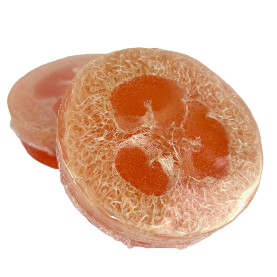 Juicy Peach Luffa Soap